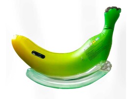 Плот надувной для плавания "Банан" с ручками 115*60 см. Арт. 94224