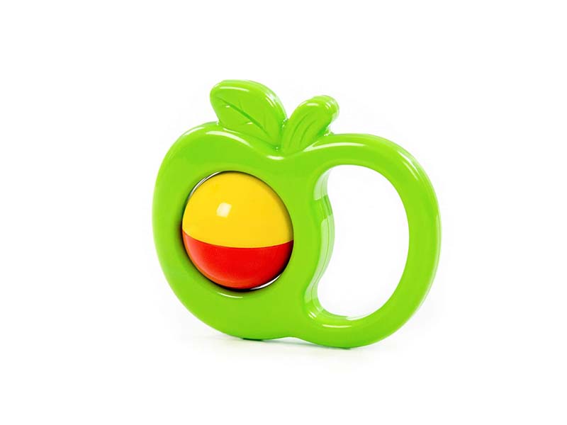 Погремушка зелёная "Яблоко" (в пакете)
