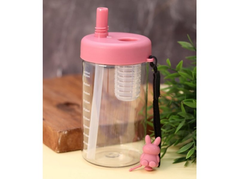 Донецк игрушка оптом Бутылка «Bunny» red 600 мл