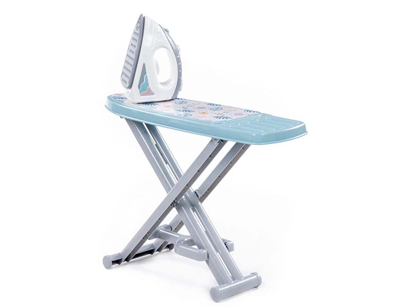 Набор игровой "Утюжок №3 с гладильной доской" (серо-голубой) (в сеточке)