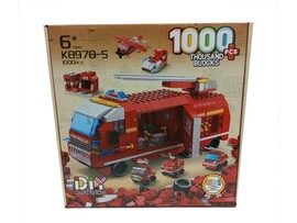 Конструктор 6 в 1 «Пожарная техника» 1000 дет. в кор. K8978-5