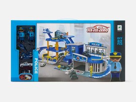 Паркинг 4-уровневый "Полиция" с машинками и фигурками 65*35*10 см в кор. 660-A204