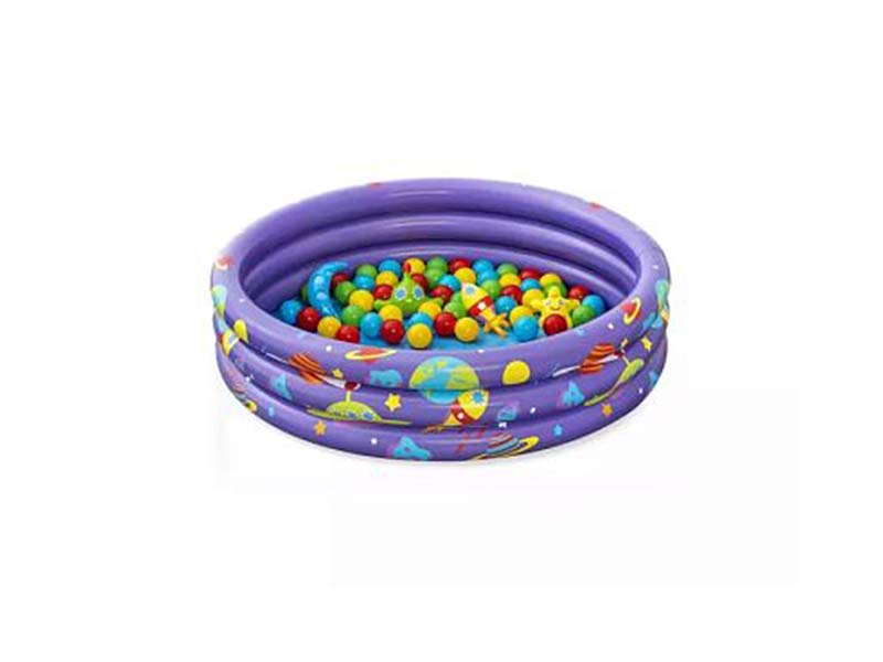Сухой бассейн надувной 102х25 см, 50 шар., 4 игрушки. Bestway. Арт. 52466