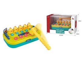 Разв. игра-стучалка "Цыплята" со звуком 31х19 см в кор. DM618W