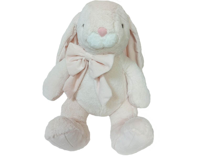 Донецк игрушка оптом Кролик Банни персиковый (сидит) 37 см