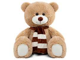 Медведь Мартин кофейный 110 см доставка оптом в Донецк