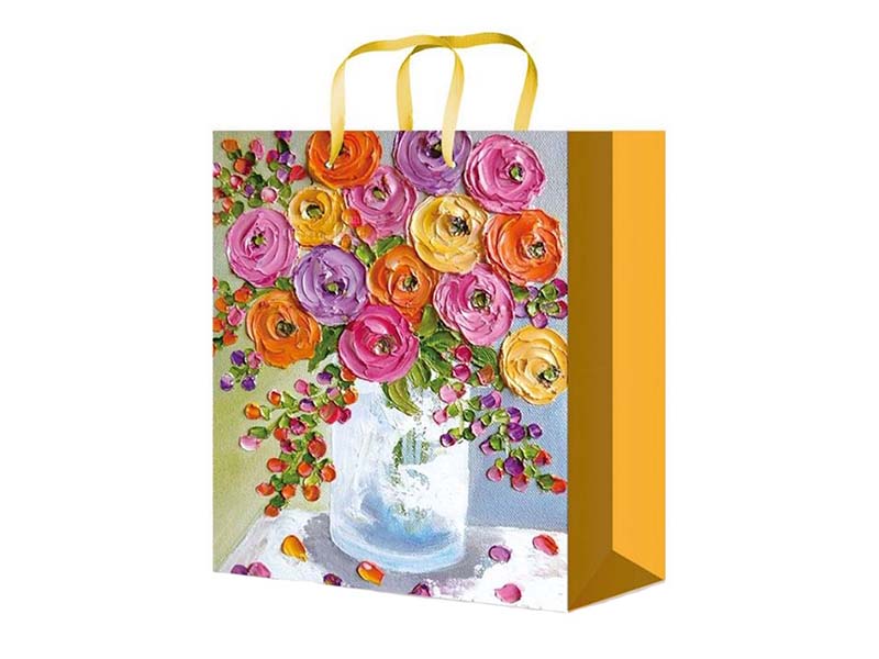 Пакет подар. глянц. лам. Весенняя композиция 14x20 см. ПКП-0316