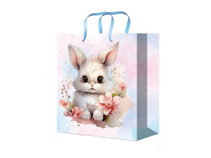 Пакет подар. глянц. лам. Славный зайчик 14x20 см. ППК-4331