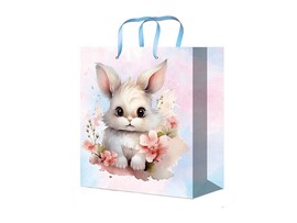 Пакет подар. глянц. лам. Славный зайчик 14x20 см. ППК-4331