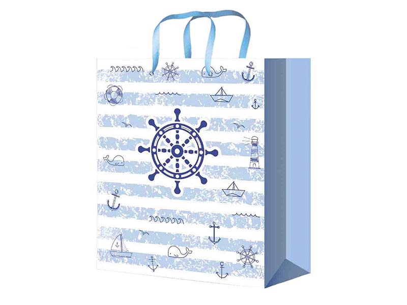 Пакет подар. глянц. лам. Морской пакетик 18x23 см. ППК-4409