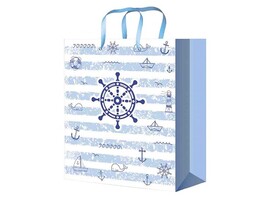 Пакет подар. глянц. лам. Морской пакетик 18x23 см. ППК-4409