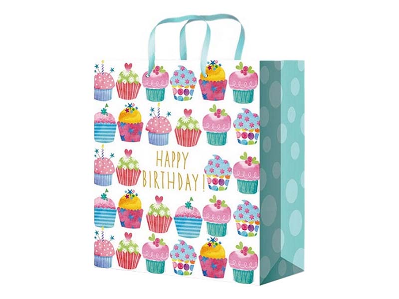 Пакет подар. глянц. лам. Кексики 22x31 см. ППК-4439