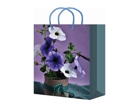 Пакет подар. глянц. лам. Петуния 22x31 см. ППК-4415