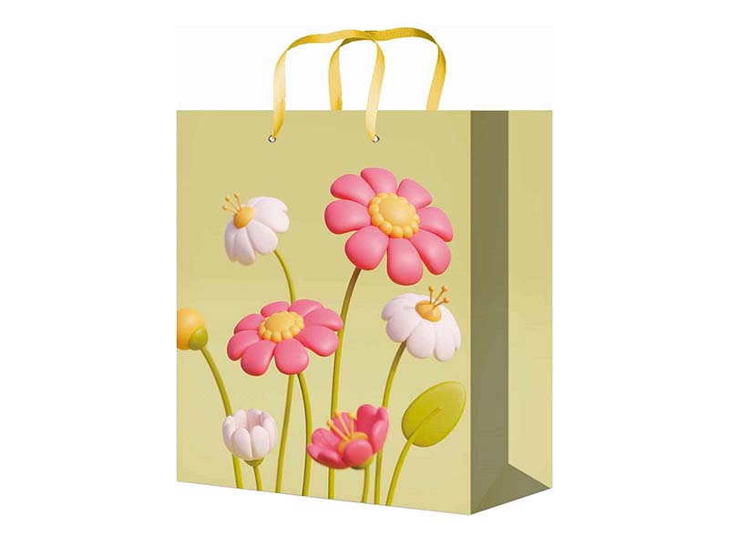 Пакет подар. глянц. лам. Первые цветы 22x31 см. ППК-4447