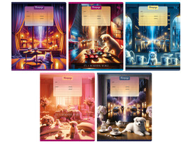 Тетрадь 18л ЛИНИЯ BG "Коты" доставка оптом в Донецк