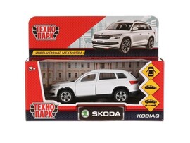 Технопарк. Машина «SKODA KODIAQ» металл. инерц. 12 см (открыв. двери, багажник) белый доставка оптом в Донецк