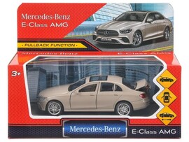 Технопарк. Машина «MERCEDES-BENZ e-class amg» металл. инерц. 12 см (открыв. двери, багажник) золотистый доставка оптом в Донецк