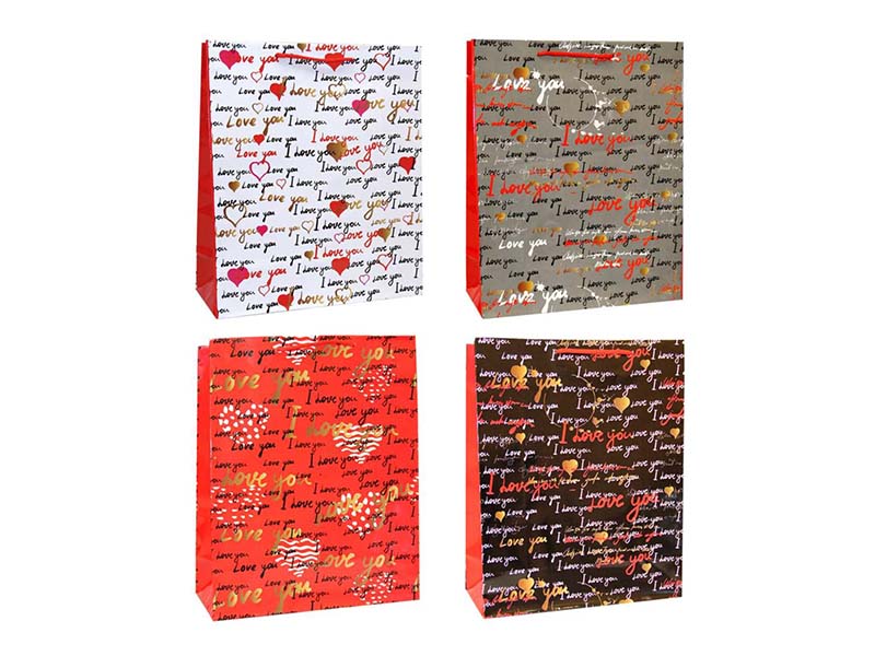 Пакет подар. "Любовь" 18*23 см, микс. Арт. Р10738-34-С
