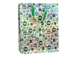 Пакет подар. "Шары" 18*23 см, зеленый. Арт. Р725-1