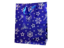 Пакет подар. "Новый год" 18*23 см, синий. Арт. Р725-2