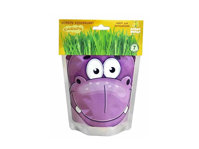 Набор для выращивания растений "Бегемот" 14*18 см в пак. hp-44/БМ