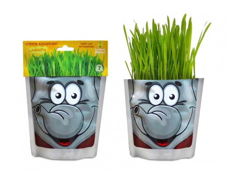 Набор для выращивания растений "Слон" 14*18 см в пак. hp-48/БМ