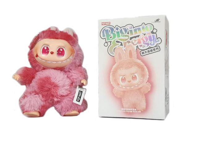 Брелок-сюрприз "Лабубу" (мех) 16 см в кор. Ms100