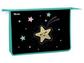 Папка А4 для тетрадей 1 отделение Först "Stars" на молнии доставка оптом в Донецк