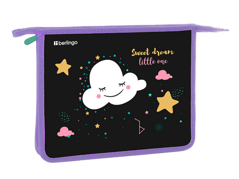 Донецк игрушка оптом Папка А5 для тетрадей 1 отделение Berlingo "Little cloud" на молнии