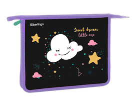 Папка А5 для тетрадей 1 отделение Berlingo "Little cloud" на молнии доставка оптом в Донецк