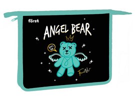 Папка А5 для тетрадей 1 отделение Först "Angel bear" на молнии доставка оптом в Донецк