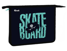 Папка А5 для тетрадей 1 отделение Först "Skateboard" на молнии доставка оптом в Донецк