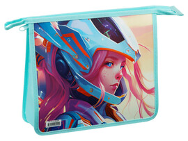 Папка А5 для тетрадей 2 отделения ArtSpace "Cool" на молнии доставка оптом в Донецк