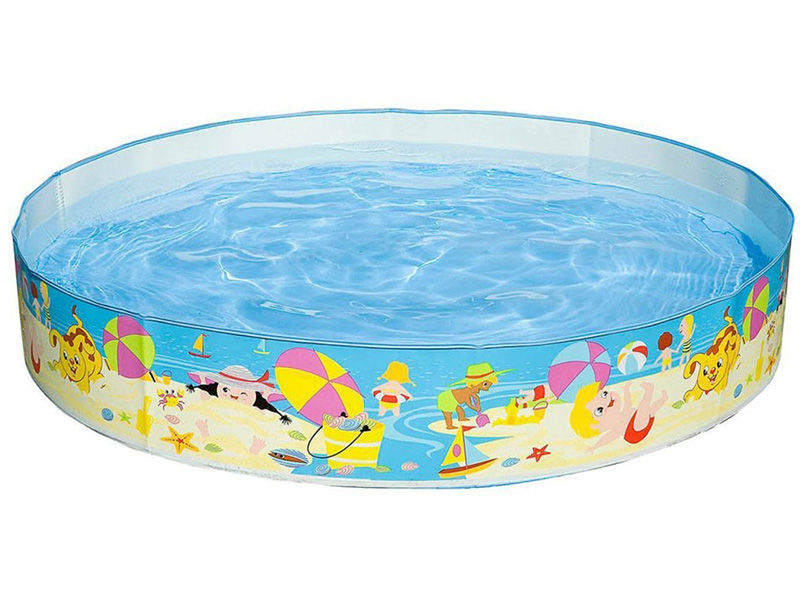 УЦЕНКА Бассейн "Веселый пляж" 152*25см, 450л, жесткий борт 56451