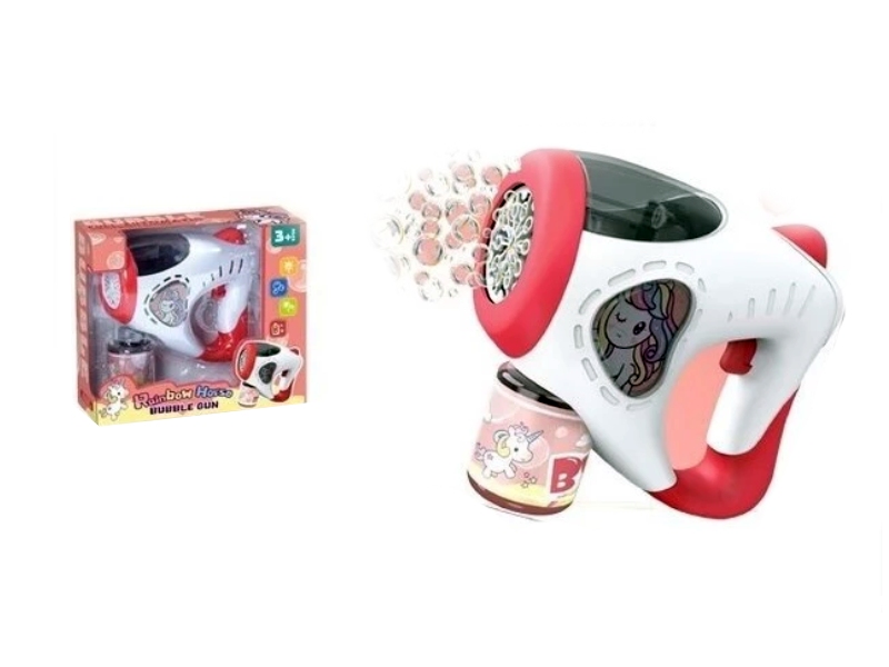 Пистолет для мыльных пузырей "Бластер" 18 см, свет, в кор. 2865845