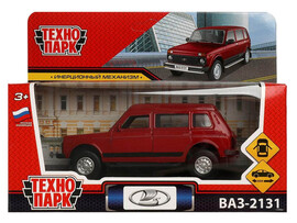 Технопарк. Машина «LADA 4x4 2131» металл. инерц. 12 см (открыв. двери, багажник) красный доставка оптом в Донецк
