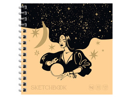 Скетчбук 170*170 мм 40 л BG "Divination" (гребень, мат. лам.) Скв40гр_58078 доставка оптом в Донецк
