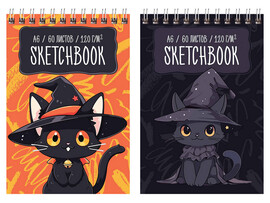 Скетчбук А6 60 л BG "Чародей" (гребень, глян. лам.) СА660гр_58072 доставка оптом в Донецк