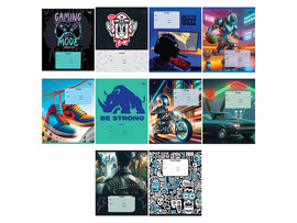 Тетрадь 12л КЛЕТКА BG "Mix-10. Мальчики" доставка оптом в Донецк