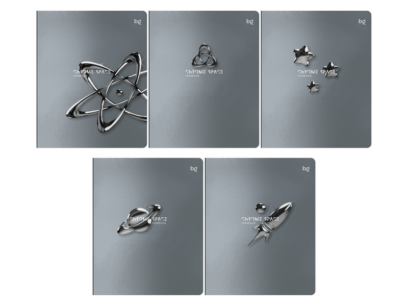 Донецк игрушка оптом Тетрадь 48л КЛЕТКА BG "Chrome"