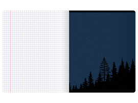 Тетрадь 48л КЛЕТКА BG "Сталь" (мат. лам.) доставка оптом в Донецк