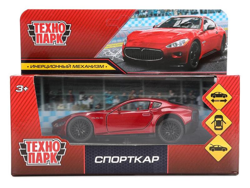 Донецк игрушка оптом Технопарк. Машина СПОРТКАР металл. инерц. 12 см (открыв. двери, багажник)