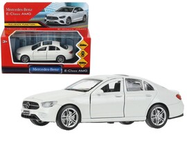 Машина металл. Mercedes-Benz E-Class AMG 12 см, дв., баг., инерц., белый. Технопарк