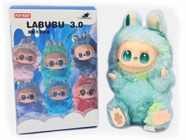 Игрушка-подвеска "Лабубу" сюрприз (мех) 16 см в кор. Ms 605