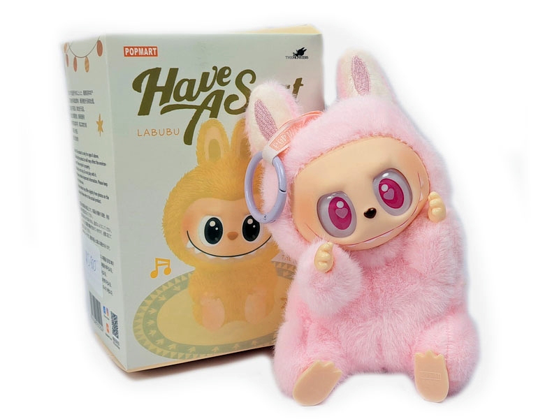 Игрушка-подвеска "Лабубу" сюрприз (мех) 16 см в кор. Ms600