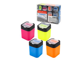 Точилка 2 отв. с контейнером, цв. микс. ТК-0340