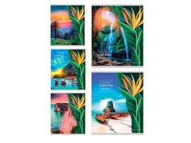 Тетрадь 40 л. Вдохновение природы, клетка, обл. мел. карт. 40-1022