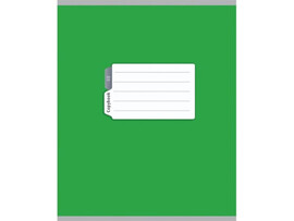 Тетрадь 48 л. Зеленая классика, линия, цв. мел. обл. 48-0224