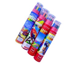 Карандаши цв. "Cello" 12 цв., шестигр., тубус