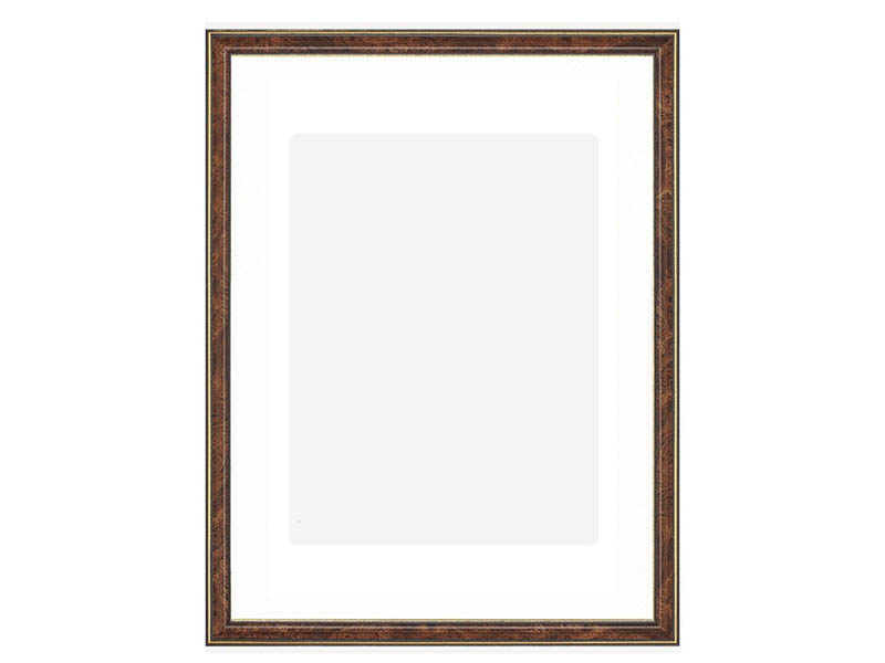 Фоторамка пластиковая 21*30 "Офис" карельская береза